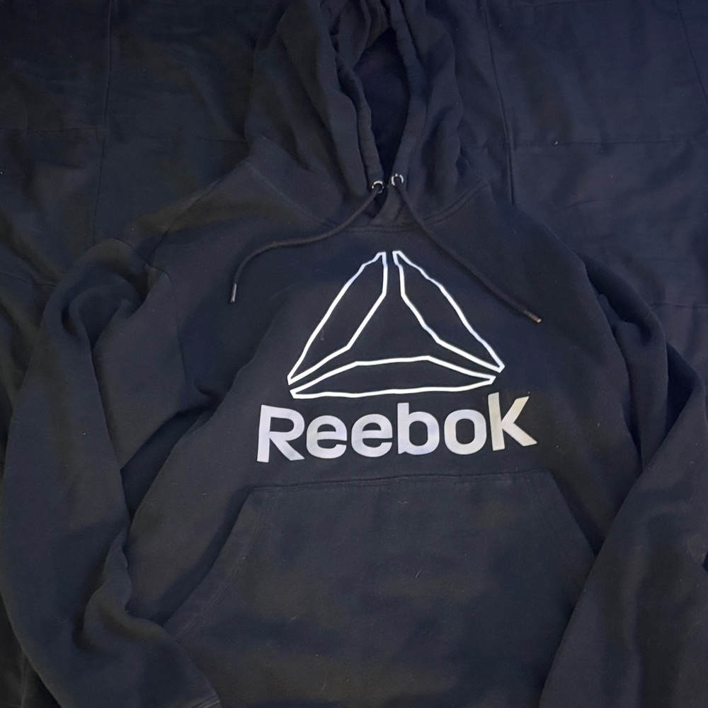 Reebok Black Pullover with Logo